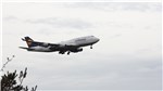 Boeing 747-400 im Landeanflug 1
