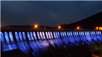 Beleuchtung am Staudamm Edersee 3